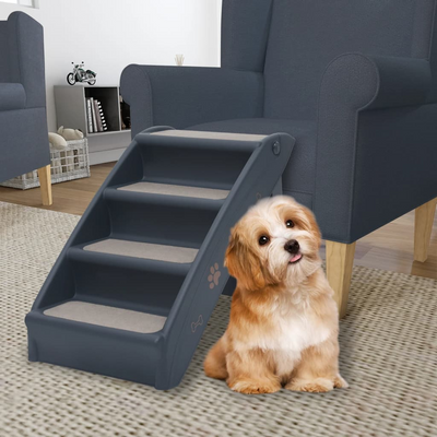 4-Step Dog Stairs - Fur Caring